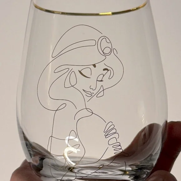 JoyJolt Disney Princess Stemless Glasses Set - Picture 3 of 8